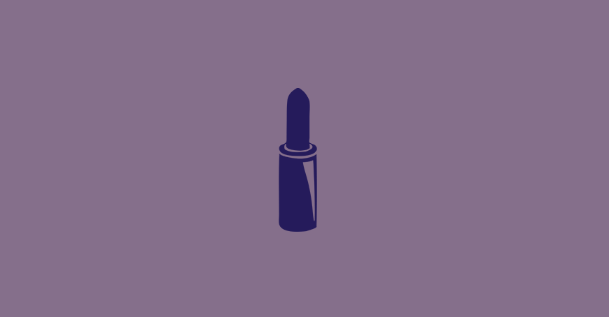 Lipstick depicting cosmetic