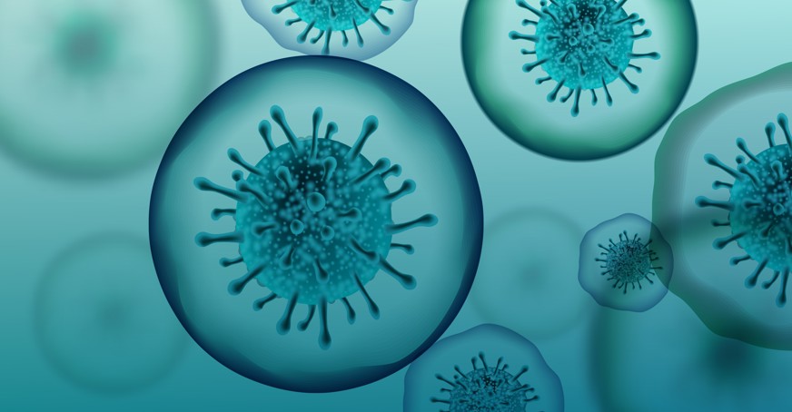 Schematic image of viruses