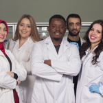 Group of research scientists.