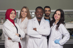 Group of scientists