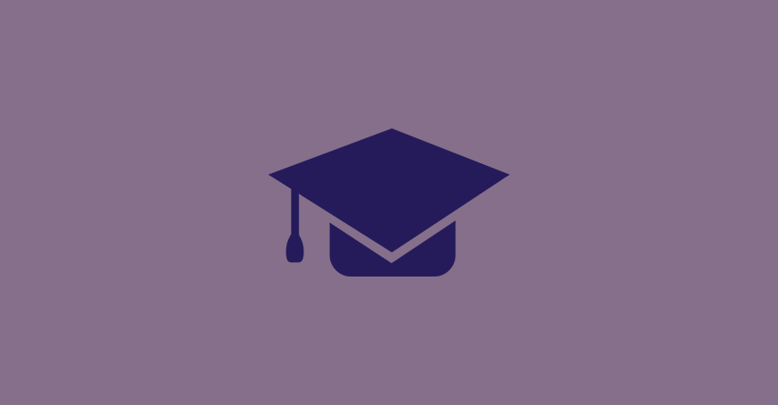 Career Options Icon Image of Graduation Cap