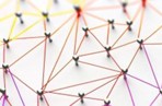 Network of pins and string