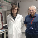 Image of Aitor Mateo and Professor Alfred Antson