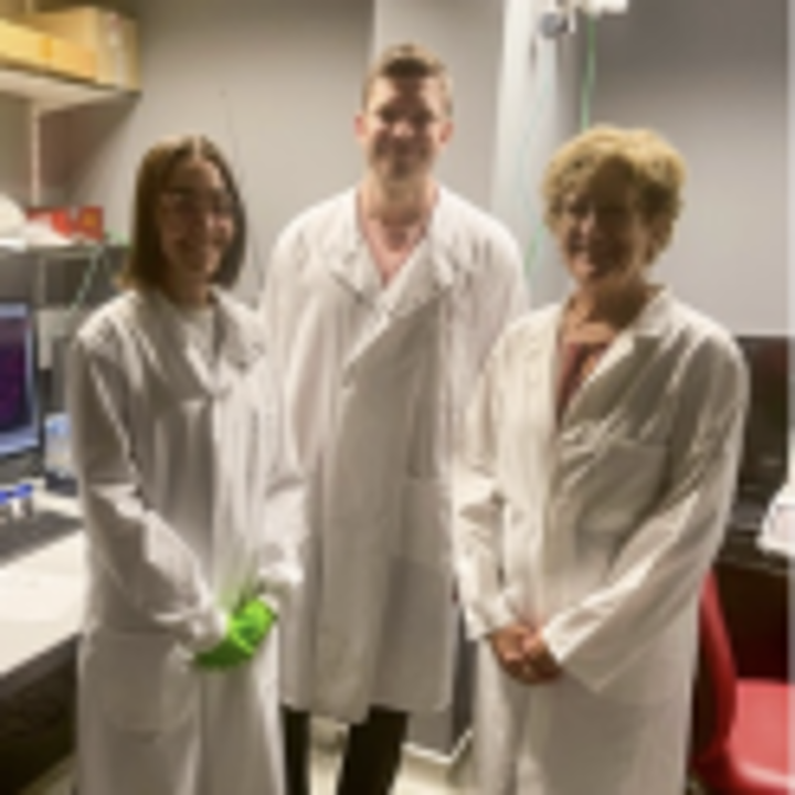 Image of Iva Organdjieva and Professor Frances Brodsky