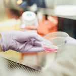 Research technician working in a laboratory