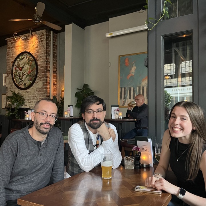 Image of Ellie Walker and Dr Felipe Ossa