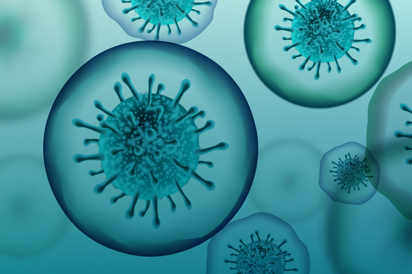 Schematic image of viruses