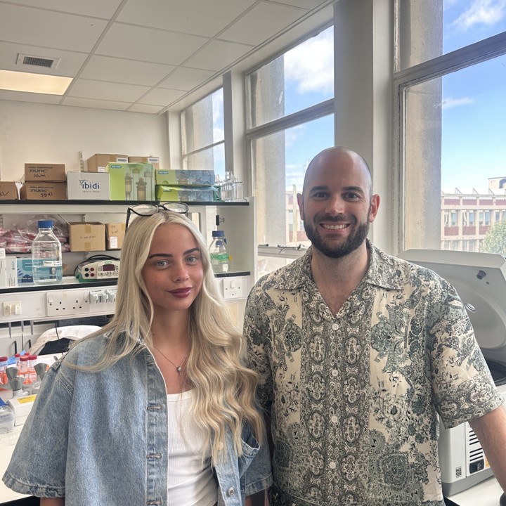 Image of Cerys Bennion and Dr Paul Atherton