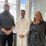 Image of Morgan Gwyn Williams and Professor Judy Coulson