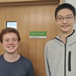 Image of Lihan Lin and Professor Martin Howard