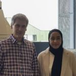 Image of Areeba Tariq and Dr Jurgen Muller