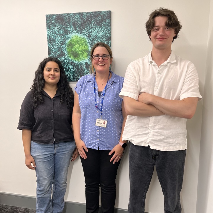 Image of Riya Gupta and Professor Goedele Maertens