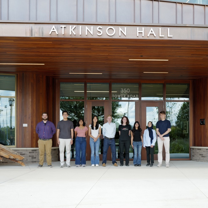 Image of Louis Anscombe and Professor Buz Barstow