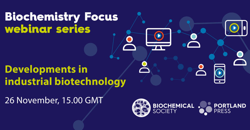 Developments in industrial biotechnology webinar graphic