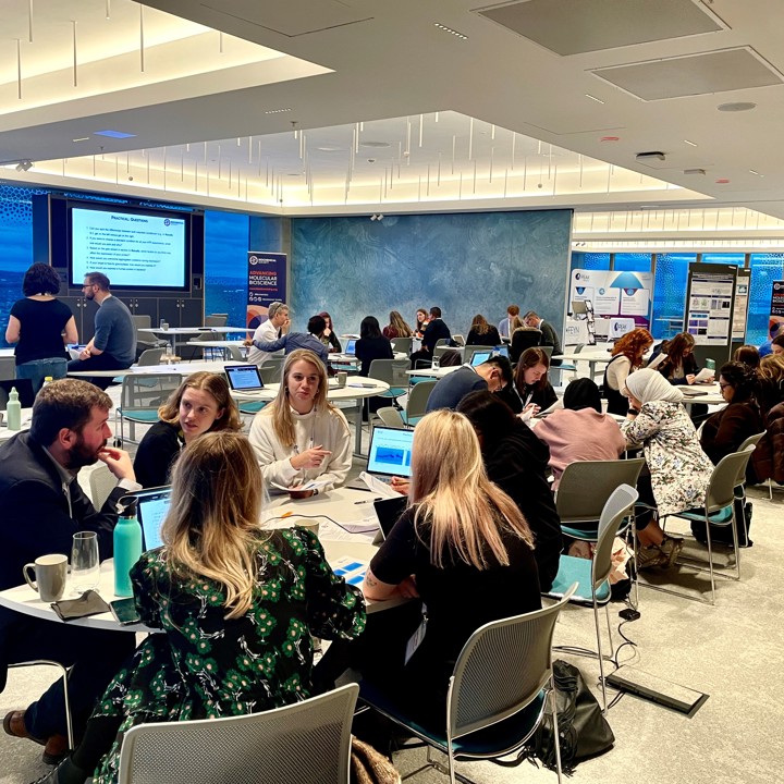 Group of learners at a training event