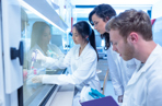 Students in a lab